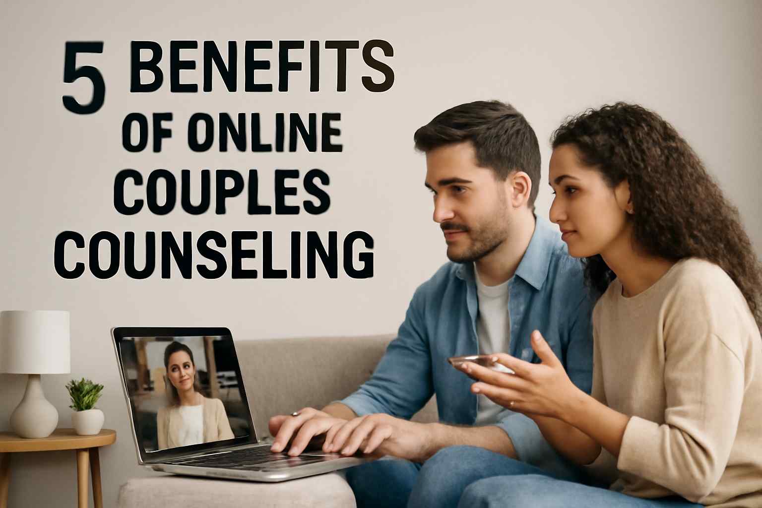 5 Benefits of Online Couples Counseling